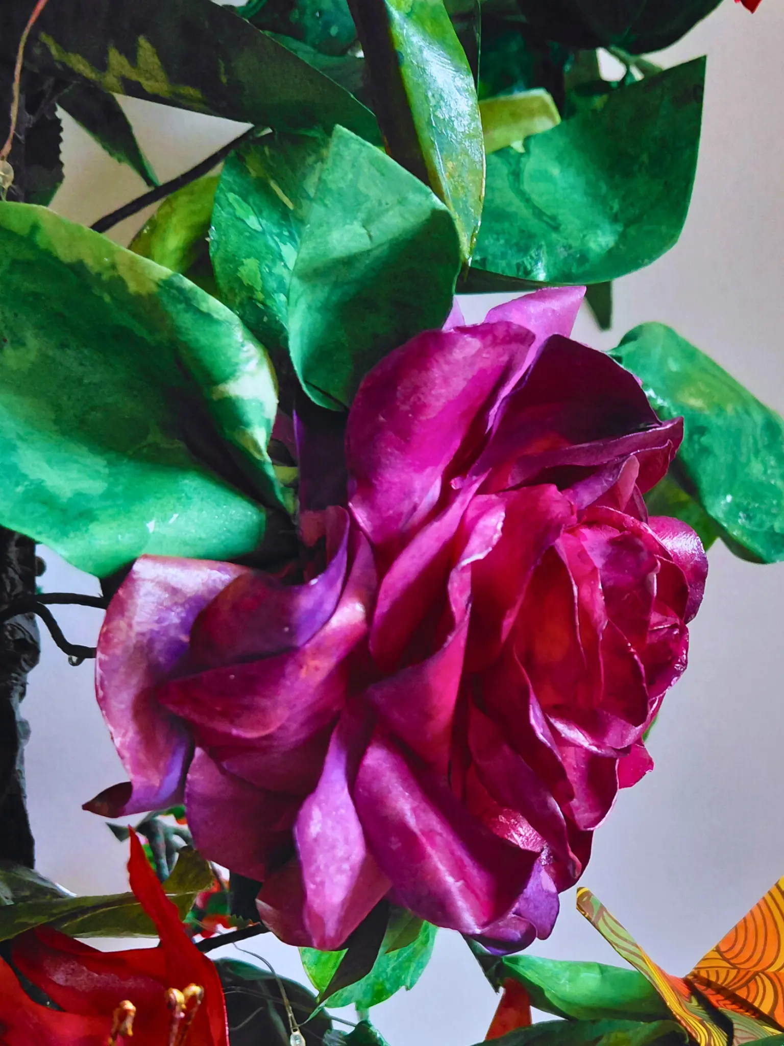 roses handmade paper flowers